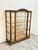 Wood Antique Edwardian Display Cabinet For Sale - Image 7 of 12
