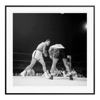 Cassius Clay vs. Floyd Patterson Archival Pigment Print Black Framed For Sale