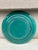 19th Century French Green Fruits & Rose Majolica Plate For Sale In Austin - Image 6 of 6