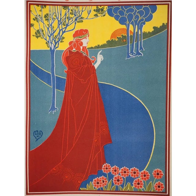 Louis John Rhead, The Sun, 1895, Original Lithograph For Sale - Image 3 of 12