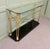 Glass Brass and Glass Console Table, 1960 For Sale - Image 7 of 8