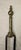 18th Century Antique 18th Century Wrought Iron Turned Brass English Fireplace Tongs Tool 8 For Sale - Image 5 of 10