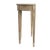 Spritely Home Accent Furniture Hampton Demilune Console Table, Beige For Sale - Image 4 of 7