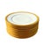 Mid-Century French Limoges Porcelain Dinnerware with Painted Fine Gold, 1950s, Set of 20 For Sale - Image 11 of 11