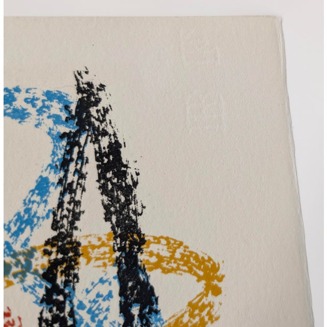 1960s Joan Miró, Untitled From Je Travaille Comme Un Jardinier, Hand Signed, Edition of 40, 1963 For Sale - Image 5 of 6