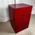 Industrial Small Workshop Cabinet in Red Lacquered Pine, 1980s For Sale - Image 3 of 16