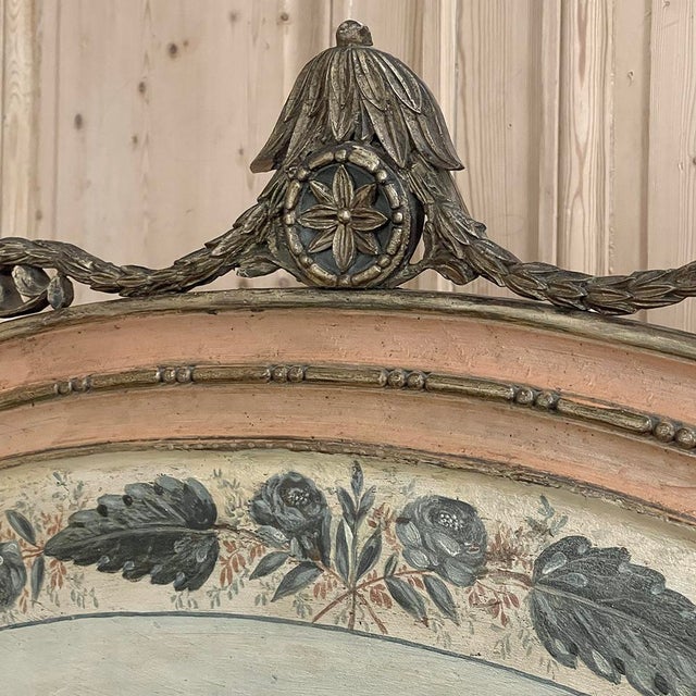 Wood 19th Century Dutch Neoclassical Louis XVI Painted Bed For Sale - Image 7 of 18