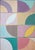 2026, Modernit Bauhaus Painting Diptych in Vivid Tones, Color-Field Windows Patterns, Acrylic Paint on Watercolor Paper by Natalia Roman For Sale - Image 4 of 10