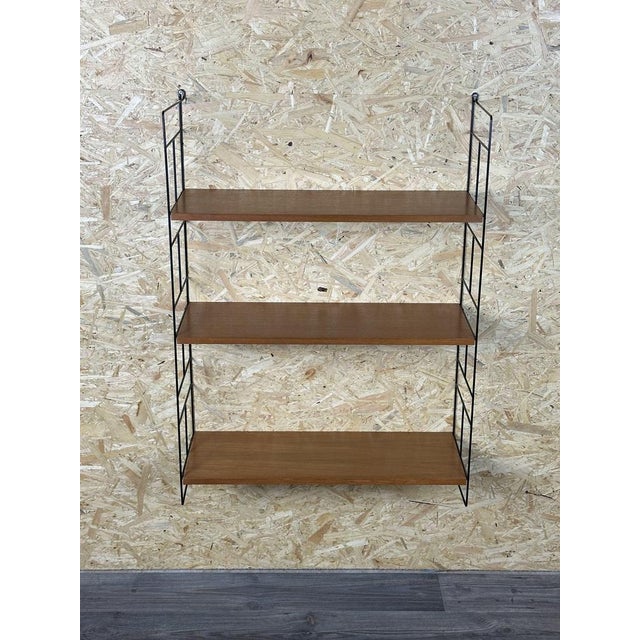 Danish String Style Wall Shelf in Teak from WHB, Germany, 1960s For Sale - Image 17 of 18