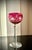 Pink Ruby Cut-to-Clear Crystal Cordial Glasses attributed to Val Saint Lambert, 1950, Set of 8 For Sale - Image 8 of 18