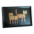 Large Vintage Couroc Cat Tray - Wood, Brass, Resin For Sale