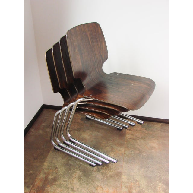 Flötotto Chairs by Kusch+Co, 1960s, Set of 4 For Sale - Image 11 of 15