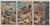 A woodblock triptych, "Tenmokuzan Battle" by Yoshitora, Japan, 1888.
