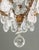 Maria Theresa Style Eight-Branch Gilt Bronze and Rock Crystal Chandelier For Sale In New York - Image 6 of 9
