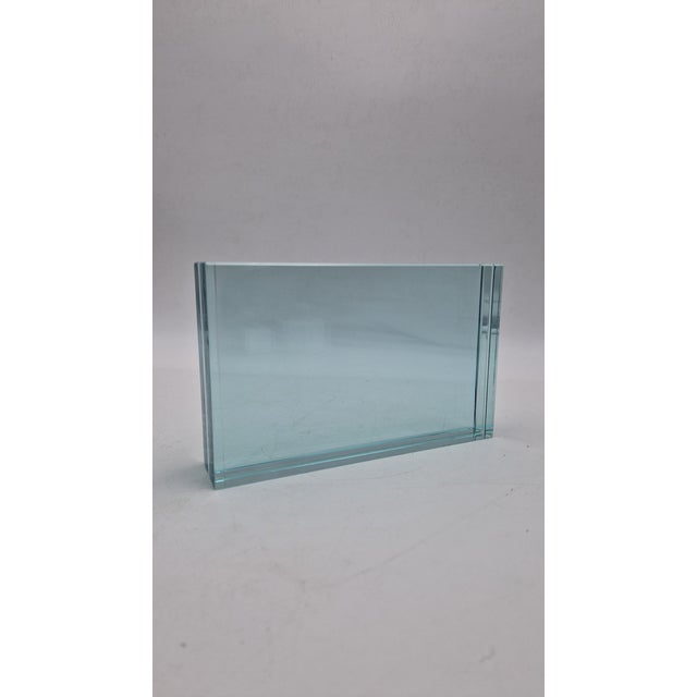 Vintage Photo Frame in Cut Glass from Fontana Arte, 1960s For Sale - Image 12 of 14