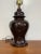 Pair Vintage Brown Ceramic Ginger Jar Table Lamps Hollywood Regency MCM Style For Sale - Image 9 of 16