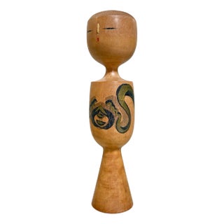 Vintage Kokeshi Hōshu by Yūsa Fukuju, 1960s For Sale