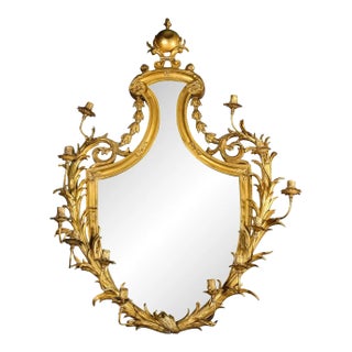 Late 19th Century Gilt-Bronze Ormolu Girandole Mirror by Edward F. Caldwell & Co. For Sale