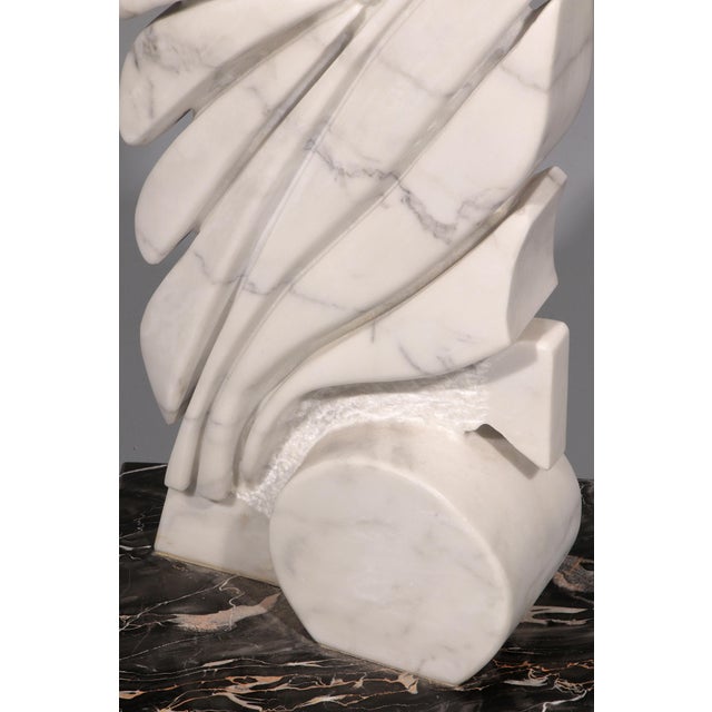 Stone Armando Rosato, Abstract Sculpture, 1977, Carrara Marble For Sale - Image 7 of 14