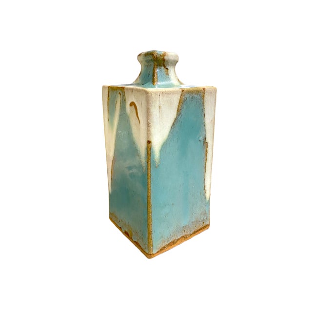 Ceramic Shoji Hamada (1894–1978) Japanese Mingei Stoneware Bottle Vase For Sale - Image 7 of 11