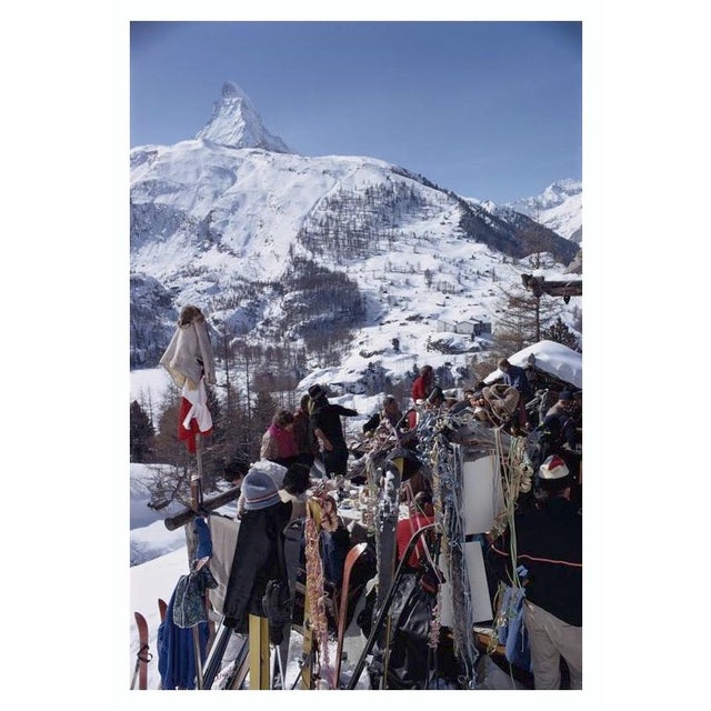 Zermatt Skiing 1968 Skiers in Zermatt, Switzerland, March 1968. Slim Aarons Slim Aarons was one of the twentieth century’s...