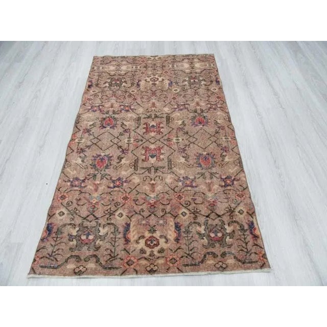 Turkish Vintage Turkish Rug - 3′10″ × 6′7″ For Sale - Image 3 of 4