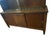 1960s Walnut Mid Century Modern Glass Display Cabinet 74” Tall X 44.5” Wide. Rifle / Pool Stick Display For Sale - Image 5 of 9