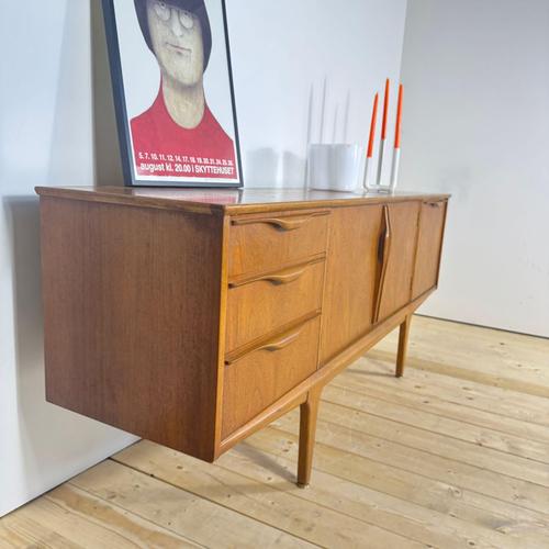 Brown Mid-Century Modern Sideboard in Teak, 1960s For Sale - Image 8 of 14