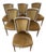 1940s Set of 6 Louis XVI Style Accent Side Chairs For Sale