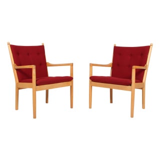 Armchair Hallingdal Model 1788 attributed to Hans J. Wegner for Kvadrat, 1980s For Sale