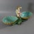 Turquoise Holdcroft Majolica Putto and Shells Dish For Sale - Image 8 of 12