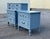 Pair of Mid-Century Blue Gray Lacquered Nightstands For Sale In Miami - Image 6 of 15