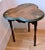 Victorian Antique Abernathy Furniture Hand-Painted Clover Shaped Accent Table – Kansas City, Mo For Sale - Image 3 of 10