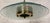 Saucer style glass hanging pendant. Five round glass discs act as the shade for a single medium base socket. Accenting...