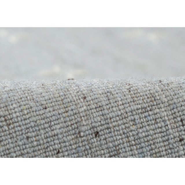 Momeni Oliver Light Blue Hand Loomed Area Rug 5' X 8' For Sale - Image 4 of 10