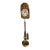 Antique Brass Wall Mount Comtoise Clock Marked Camps a Monein For Sale