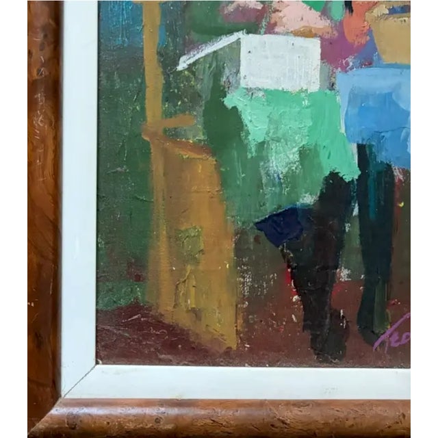 American Oil Painting - The Secret - Signed For Sale - Image 4 of 8