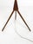 1960s Scandinavian Modern Swedish Teak Tripod Floor Lamp with Pleated Fabric, 1960 For Sale - Image 5 of 8