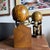 20th Century MCM Brass Hercules and Globe Bookends For Sale - Image 11 of 12
