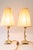 Jugendstil Brass Table Lamps with Fabric Shades, Vienna, Austria, 1908, Set of 2 For Sale - Image 17 of 18