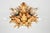 Stunning Italian ceiling light with gold plated leafs. This light was made by Banci Firenze in Italy in the 1960s. The...
