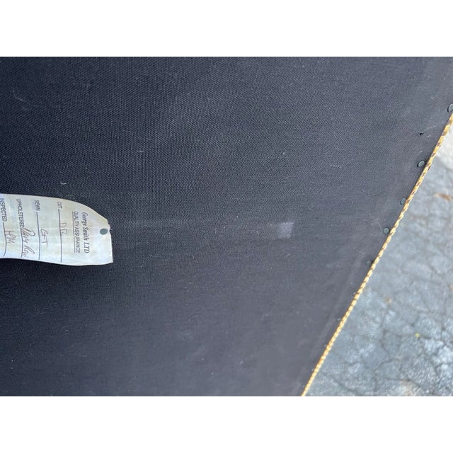 George Smith Square Ottoman For Sale In New York - Image 6 of 7