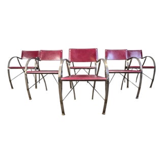 Vintage Dining Chairs from Segis, Italy, 1980s, Set of 6 For Sale