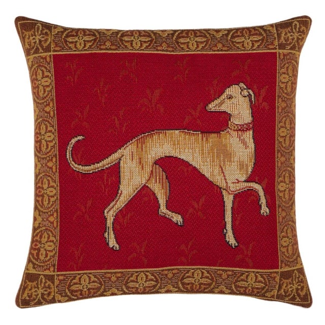 This beautiful tapestry cushion is finely woven by skilled weavers on traditional Jacquard Tapestry looms. The tapestry...