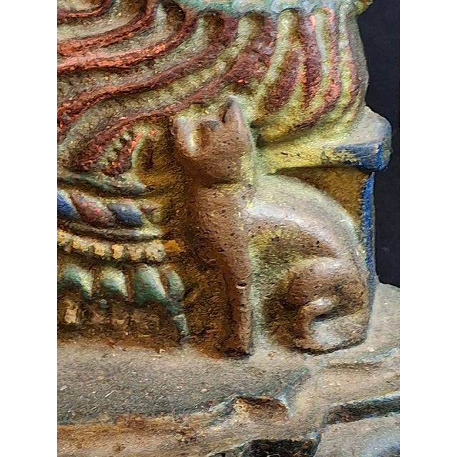 Antique Early 20th-Century Cast Iron "Punch & Judy" Figural Doorstops - A Pair For Sale - Image 10 of 18