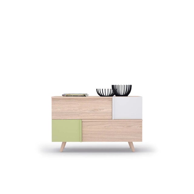 MYA, first produced in 2014, is a collection of sideboards with a Nordic and artisanal style. Its design is an exercise in...