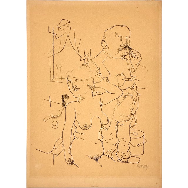 You have to love the irony in this etching’s unexpected title "Lovesick" (or Liebeskrank in German). The work was...
