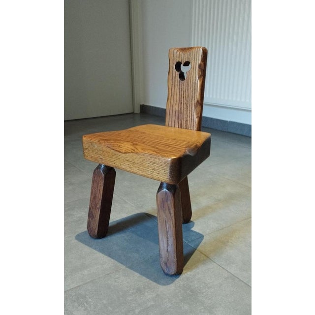 Vintage Scandinavian Tripod Chair, 1960s For Sale - Image 9 of 18
