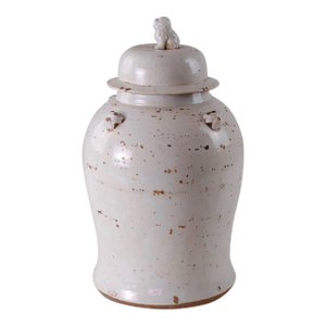 White Ginger Jar by Jingdezhen Suolide Ceramic Co.,Ltd
