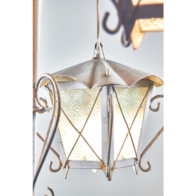 Vintage Fioriera Lamp, 1950s, in Very Good conditions. Designed 1950 to 1959 European Plug (up to 250V).The wiring of this...